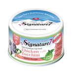 Signature7 Signature7 貓罐頭 貓薄荷舒壓配方肉湯罐罐 雞肉+櫛瓜 70g 70g  正面圖