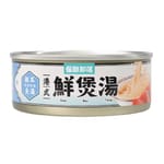 怪獸部落 怪獸部落 貓犬副食罐 港式鮮煲湯 銀耳魚湯 80g 80g  正面圖