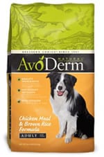 AvoDerm AvoDerm Natural 牛油果雞肉米配方狗糧  4.4lb 4lb  正面圖