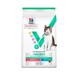 Hills Hills 處方糧 VET ESSENTIALS 獸醫保健貓乾糧 成貓絕育配方 吞拿魚味 3kg 3kg  正面圖