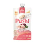 Push! Push! 噗滋包 機能貓貓主食肉泥 骨骼養護 鮪魚 + 吻仔魚 110g 110g  正面圖