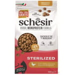 Schesir Natural Sterilized Weight Control Cat Food (Chicken) 400g pet shop