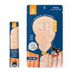 貓零食 汪喵星球 貓用 美味水解鮮主食泥 腸胃免疫 鮭魚鱸魚 12gx4 (FS351)
