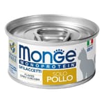 Monge Monge 貓罐頭 單一蛋白系列 雞肉條 80g (MO7160) (新舊包裝隨機發貨) 