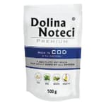 Dolina Noteci Premium 狗濕糧主食包 鱈魚 500g (DCB500) 狗罐頭 狗濕糧 Dolina Noteci 寵物用品速遞