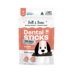 Bell & Bone Dog Dental Treats Salmon & Mint Charcoal Natural Dental Sticks Medium Dogs 7pcs (BB_D_F_M) 狗零食 其他 寵物用品速遞