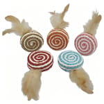 Cat Toy FeatherWinding逗Cat 盘 (Random Color) pet shop