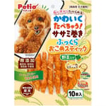 Petio 狗零食 米香鮮嫩雞肉+蔬菜捲 10支裝 (80505370) 狗零食 Petio 寵物用品速遞