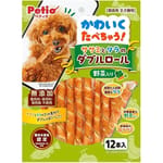Petio 狗零食 雞胸肉+鱈魚+蔬菜雙層卷 12支裝 (80505372) 狗零食 Petio 寵物用品速遞