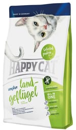 Happy Happy Cat Sensitive 成貓雞肉無麩質配方貓糧 Land-Geflügel 300g 300g  正面圖