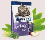 Happy Happy Cat Supreme 高齡貓配方貓糧 Best Age +10 Senior 300g 300g  正面圖