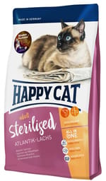 Happy Happy Cat Supreme 絕育成貓糧 三文魚配方 1.4kg 4kg  正面圖