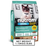 nutram nutram IDEAL紐頓 敏感腸胃及皮膚配方貓糧 I19 1.13kg 13kg  正面圖