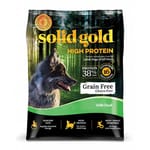 solidgold素力高 solidgold素力高 無穀御品乾狗糧 High Protein With Duck 22lb 22lb  正面圖