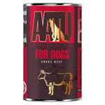 AATU AATU 狗罐頭 全配方狗用主食罐頭系列 90/10/0 安格斯牛肉全配方 400g 400g 狗用 正面圖
