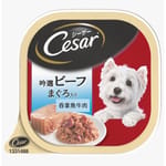 Cesar西莎 Cesar西莎 鋁罐狗罐頭 日系牛肉及吞拿魚味 100g 100g  正面圖