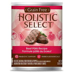 Holistic Holistic Select活力滋 狗罐頭 無穀物牛肉配方 Beef Pate Recipe Formule Pate au beeuf 13oz 13oz 正面圖