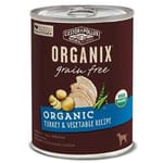 CASTOR CASTOR & POLLUX ORGANIX 狗罐頭 有機無穀物 火雞及蔬菜 ORGANIC TURKEY & VEGETABLE RECIPE 12.7oz 7oz  正面圖