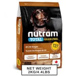 nutram紐頓 nutram紐頓 狗糧 無薯無穀糧小型犬 雞肉火雞 Turkey Chicken & Duck T27 2kg 2kg  正面圖
