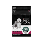 PURINA PURINA PROPLAN 冠能 狗糧 小型及迷你成犬美毛配方 雞肉 2.5kg 5kg  正面圖