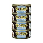 AIXIA AIXIA 愛喜雅 貓罐頭 気まグルメ 吞拿魚白飯魚 155g 4罐入 155g  正面圖