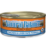 Natural Natural Balance雪山 全貓罐頭 雞肉及雞肝 Chicken & Liver 3oz 3oz  正面圖