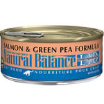 Natural Natural Balance雪山 全貓罐頭 無穀物三文魚青豆 Salmon & Green Pea 5.5oz 5oz  正面圖