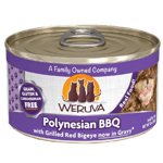 WeRuVa WeRuVa 貓罐頭 主食罐 野生大眼鯛魚沙甸魚及吞拿魚 Polynesian BBQ 85g 85g  正面圖