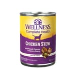 WELLNESS WELLNESS 狗罐頭 Complete Health Grain Free 無穀物 鮮汁燴雞 12.5oz 354g 5oz  正面圖