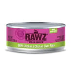 RAWZ RAWZ 貓罐頭 肉醬主食罐 全貓配方 雞肉及雞肝 155g 155g  正面圖