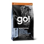 GO! GO! SOLUTIONS 無穀物狗糧 低敏美毛系列 鱈魚 12lb 12lb  正面圖