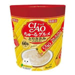 CIAO CIAO 肉泥 貓零食 雞肉肉醬 14g 60本罐裝 14g  正面圖