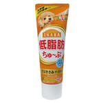 日本INABA狗狗營養膏 日本INABA狗狗營養膏 低脂肪芝士雞肉味 80g 80g  正面圖