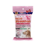 DoggyMan DoggyMan 日本貓狗用品 純淨水天然除臭濕紙巾 12枚  貓犬用 正面圖