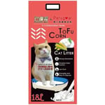 PETSGOAL PETSGOAL X 忌廉哥 玉米 豆腐貓砂 原味 18L 18L  正面圖