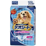 Unicharm Unicharm 寵物尿墊 狗尿墊 狗尿片 日本柔軟無香超除臭 寵物尿墊 [44*32 L碼 72枚]   正面圖