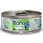 Monge Monge 貓罐頭 高蛋白質野生海洋系列 太平洋吞拿魚雞肉 80g 80g  正面圖