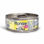 Monge Monge Delicate 主食貓罐頭 鮮雞肉 80g 80g  正面圖