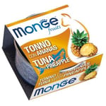 Monge Monge 貓罐頭 清新鮮果系列 成貓配方 吞拿魚菠蘿 80g 80g  正面圖