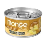Monge Monge 貓罐頭 清新鮮果系列 成貓配方 雞肉菠蘿 80g (MO3338) (新舊包裝隨機發貨)