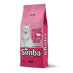 Monge Monge Simba 貓糧 天然系列 成貓配方 牛肉 20kg 20kg  正面圖