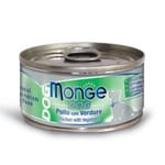 Monge Monge Natural 真肉絲狗罐 雞肉蘿蔔 95g 95g  正面圖