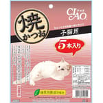 CIAO CIAO 貓零食 日本燒鰹魚條 大包裝 [仔貓用] 5條裝  貓用 正面圖