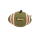 Billipets Billipets 狗玩具 Jeep帆布系列 欖球 15cm   正面圖