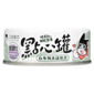 汪喵星球 汪喵星球 DogCatStar 貓狗罐頭 汪喵無膠點心罐 鮪魚綠貽貝 80g 80g 貓犬用 正面圖