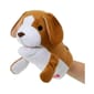 日本Bonbi 日本Bonbi ILOVEPETS Animal Mitten LoveDog 狗狗手偶玩具 啡白比高犬 一個入   正面圖