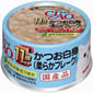 CIAO CIAO 貓罐頭 肉泥貓罐頭 11歲以上 白身鰹魚 75g 75g  正面圖