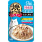 CIAO CIAO 貓濕糧 日本燒鰹魚晚餐包 高齡貓 扇貝 50g 50g  正面圖
