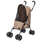 Petio Petio Porta 寵物外出 輕便折疊手推車 米色   正面圖