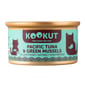 KOOKUT KOOKUT 貓罐頭 太平洋吞拿魚綠唇青口仔 70g 70g  正面圖